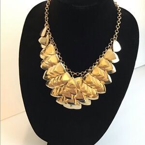 Guitar Pick Necklace Costume Necklace & Earring Set Gold-tone Fashion Jewelry